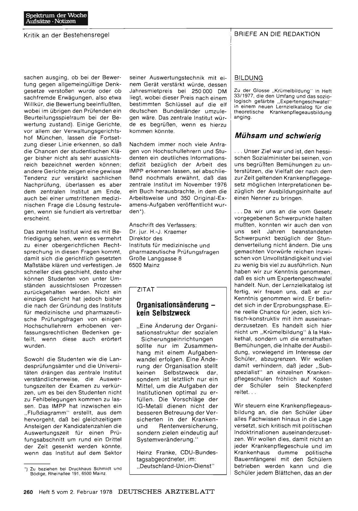 Vorschauseite 1: BILDUNG: Mühsam und schwierig