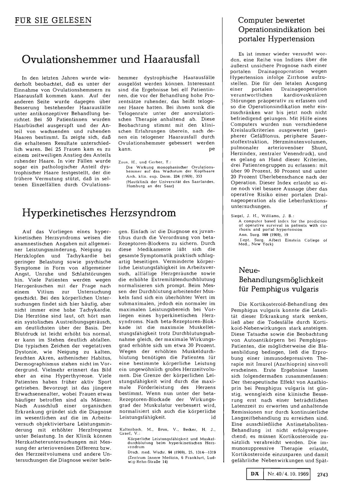 Vorschauseite 1: Ovulationshemmer und Haarausfall