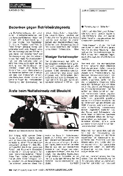 Vorschauseite 1: Weniger Verkehrsopfer