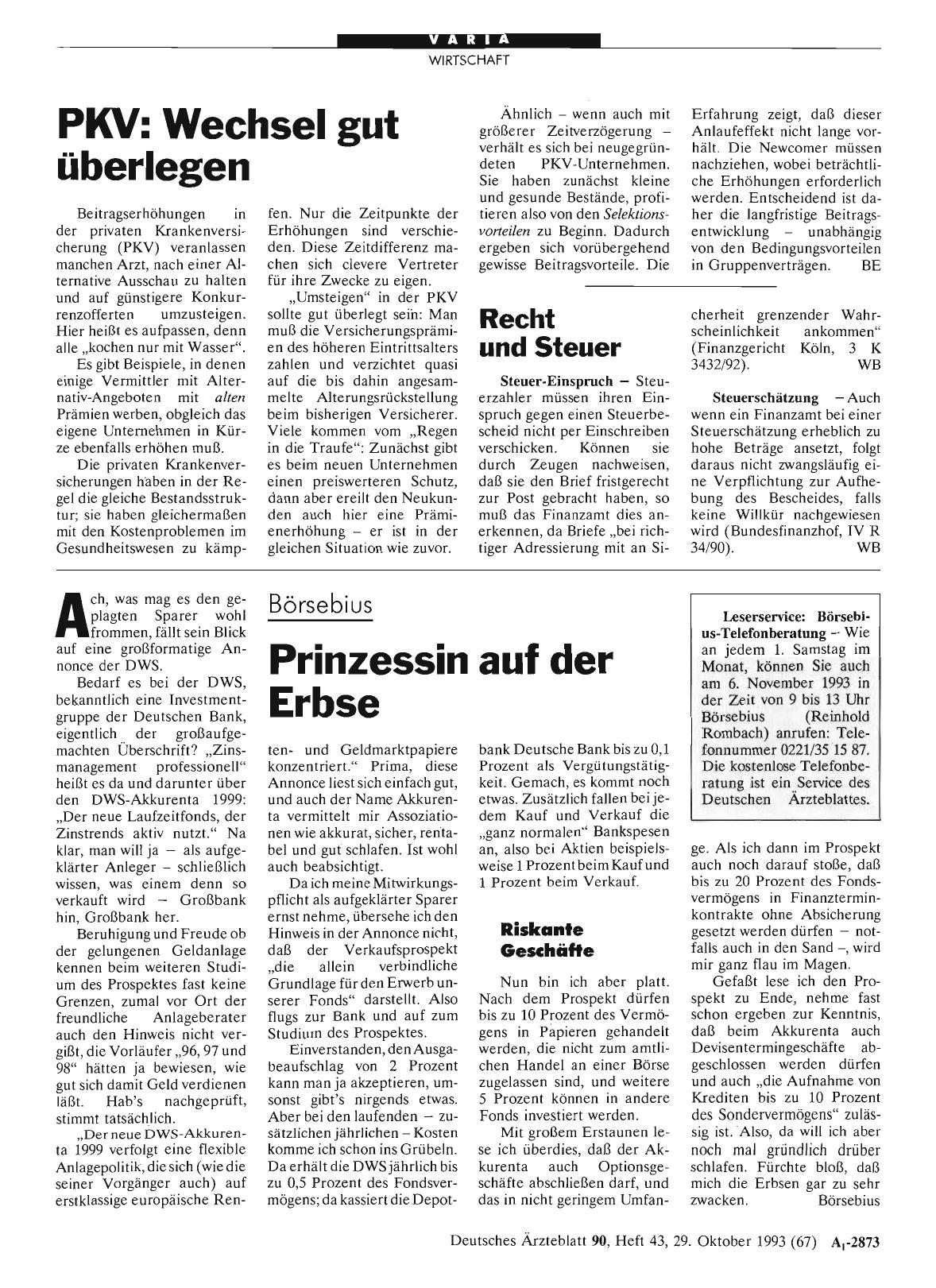 Vorschauseite 1: Recht und Steuer