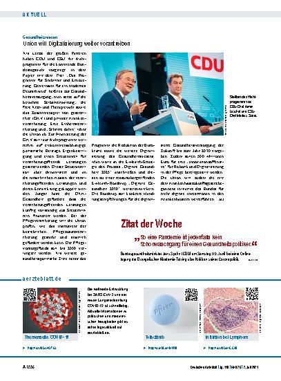Vorschauseite 1: aerzteblatt. de