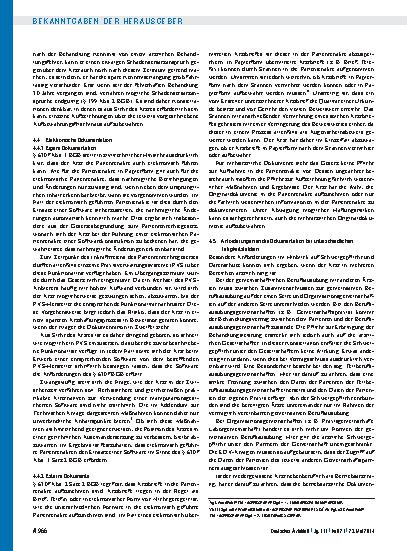 Vorschauseite 4: Empfehlungen zur ärztlichen Schweigepflicht, Datenschutz und Datenverarbeitung in der Arztpraxis 1