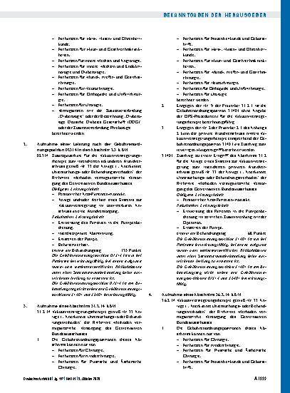 Vorschauseite 2: Beschluss des Bewertungsausschusses nach § 87 Abs. 1 Satz 1 SGB V in seiner 513. Sitzung am 15. September 2020