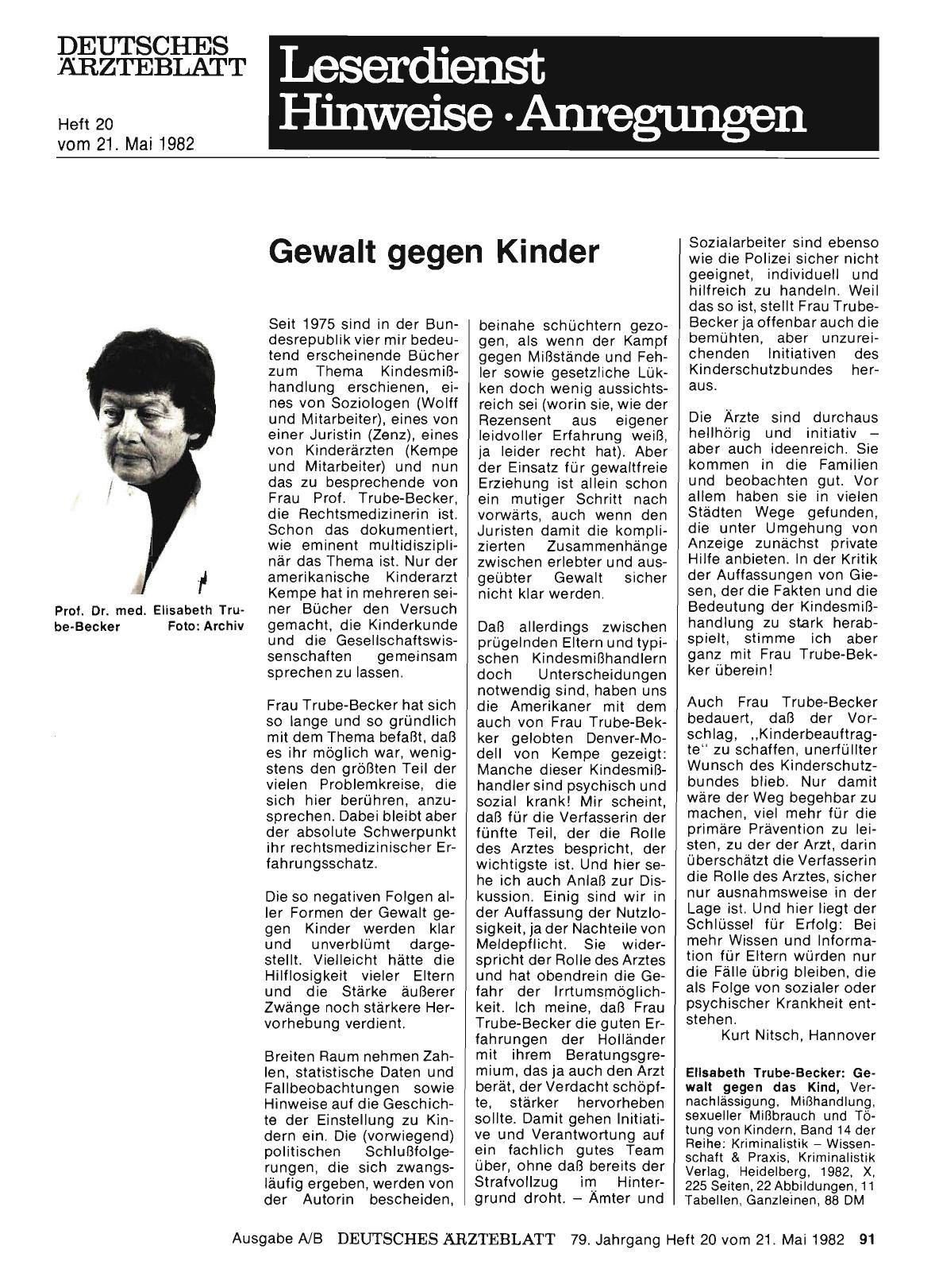 Vorschauseite 1: Gewalt gegen Kinder