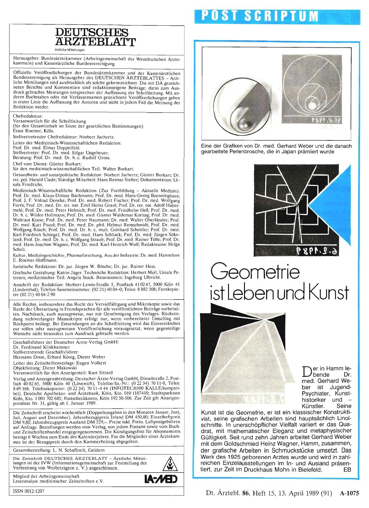 Vorschauseite 1: Geometrie ist Leben und Kunst