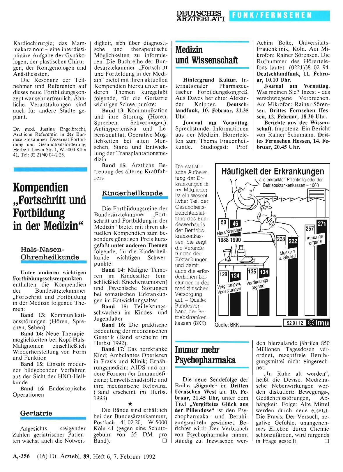 Vorschauseite 1: Medizin und Wissenschaft