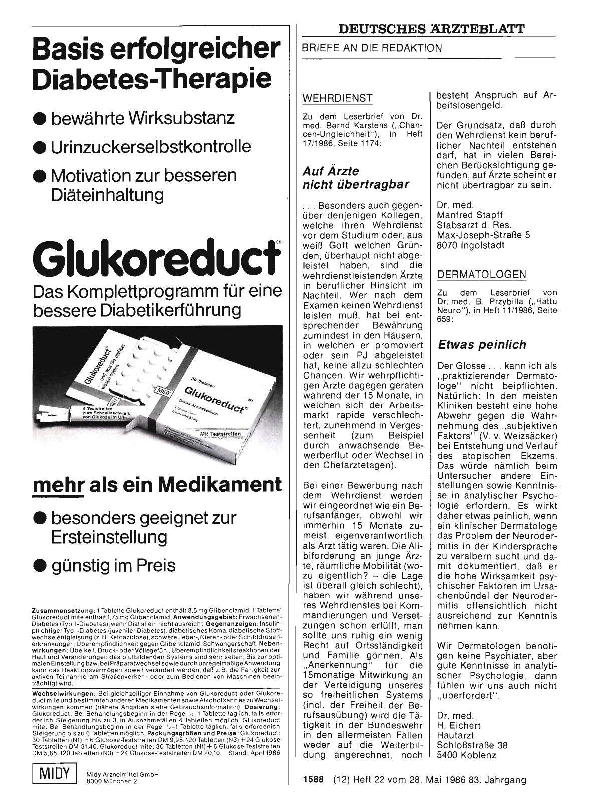 Vorschauseite 1: WEHRDIENST: Auf Ärzte nicht übertragbar