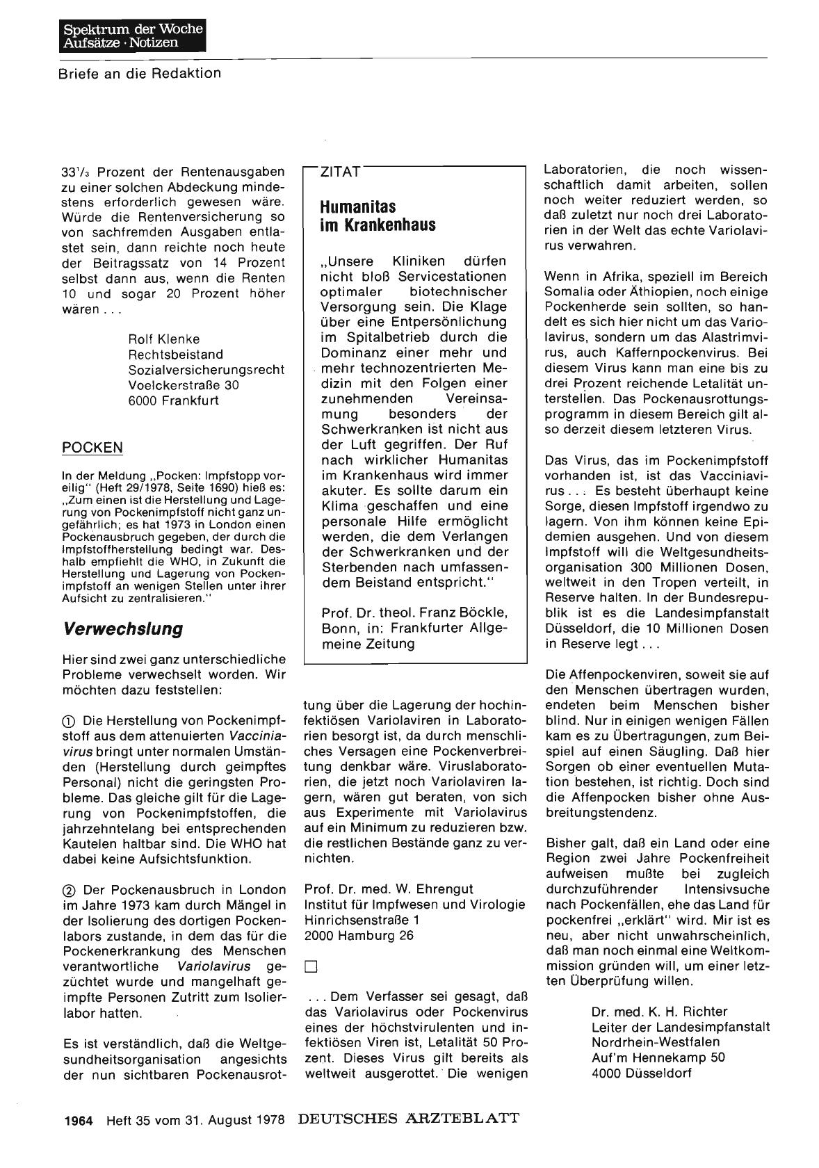 Vorschauseite 1: POCKEN: Verwechslung