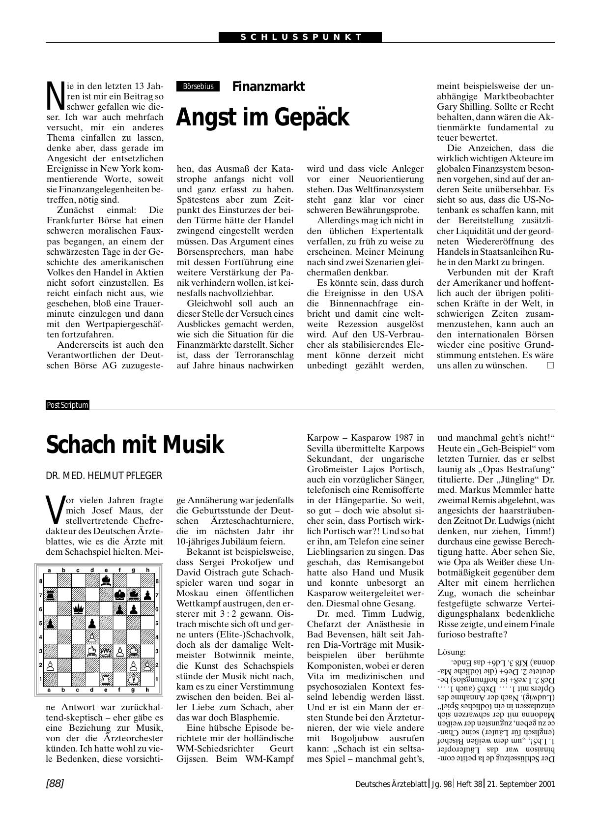 Vorschauseite 1: Schach mit Musik