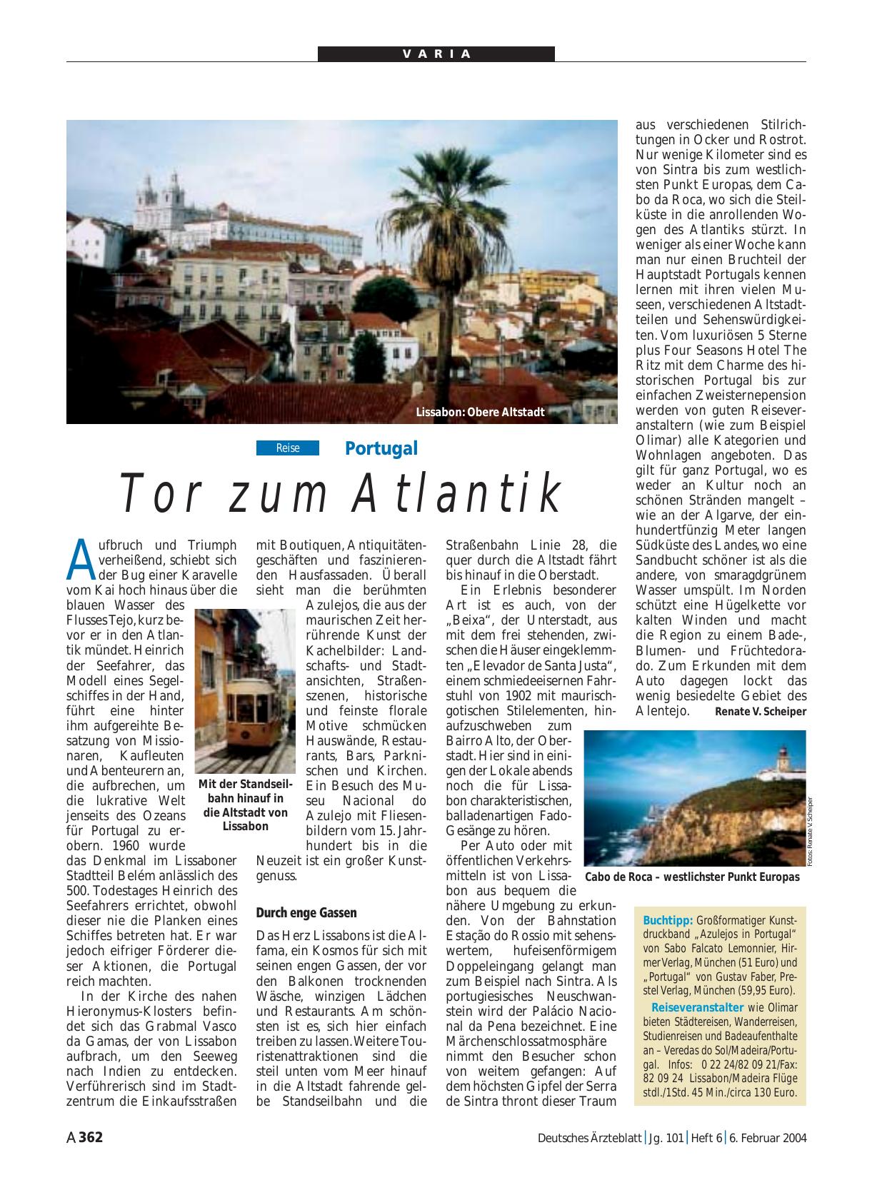 Vorschauseite 1: Portugal: Tor zum Atlantik