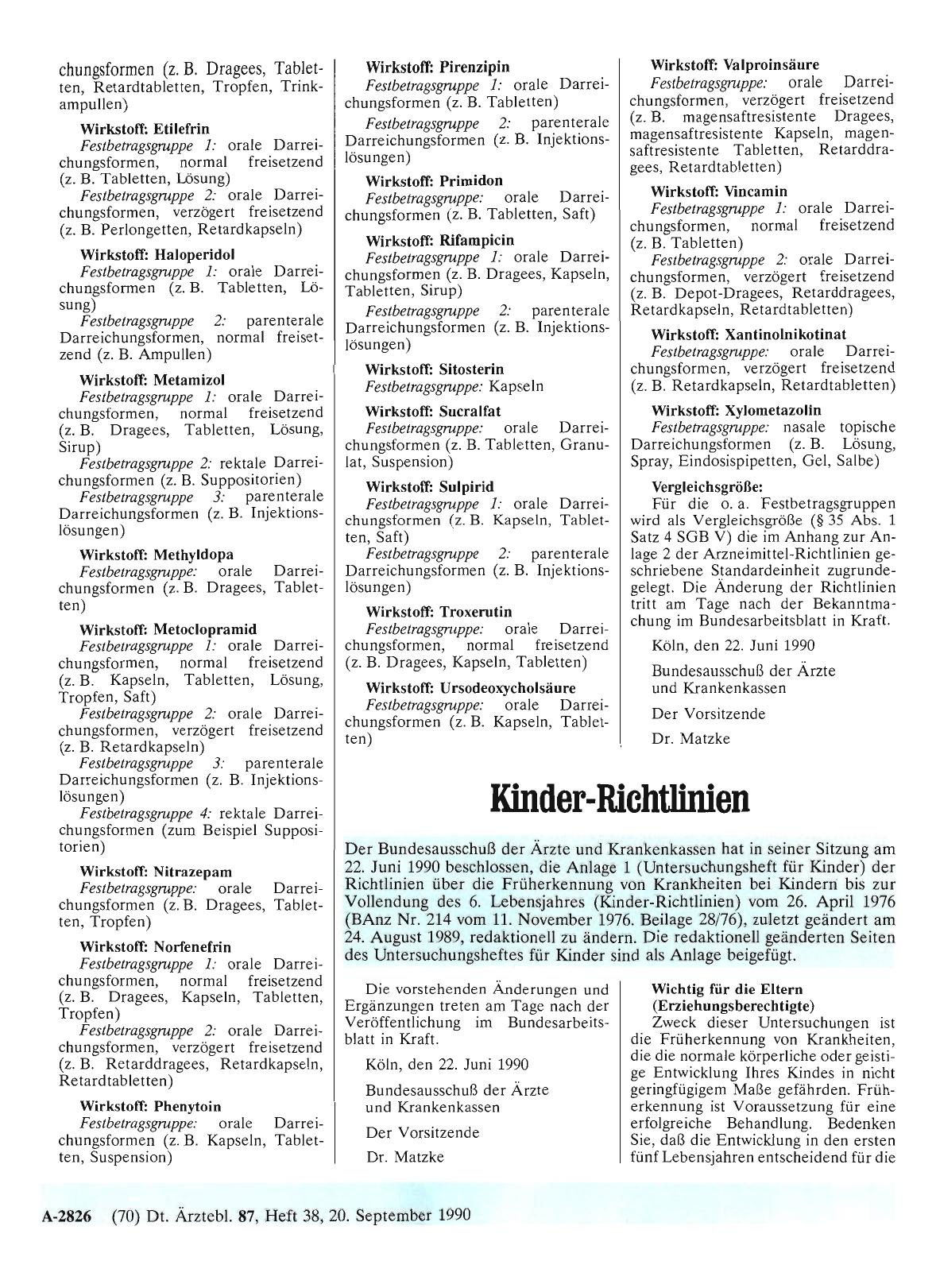 Vorschauseite 1: Kinder-Richtlinien