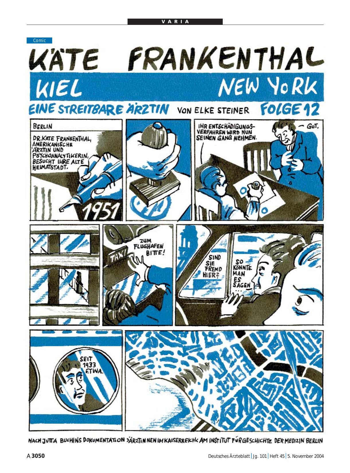 Vorschauseite 1: Käte Frankenthal