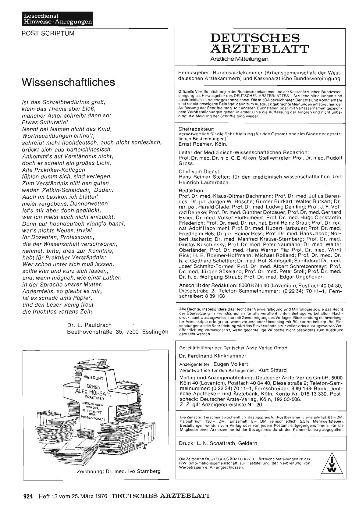 Vorschauseite 1: Wissenschaftliches
