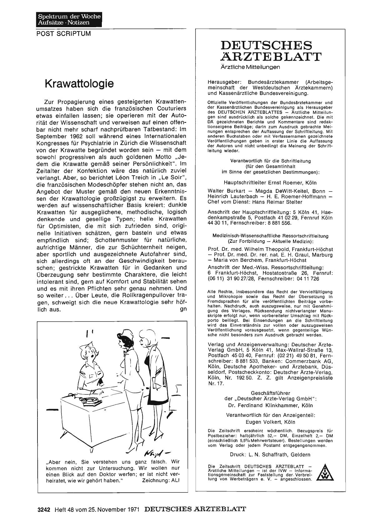 Vorschauseite 1: Krawattologie