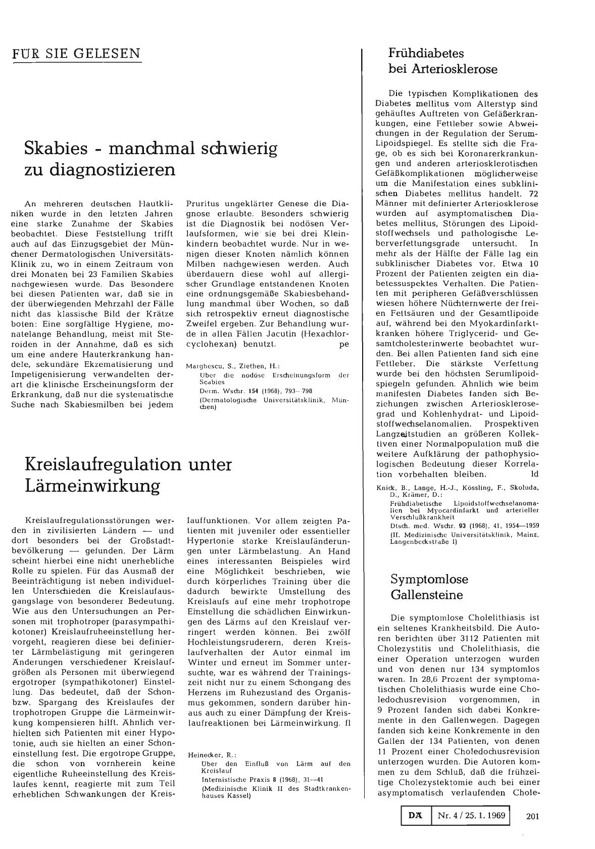 Vorschauseite 1: Skabies - manchmal schwierig zu diagnostizieren