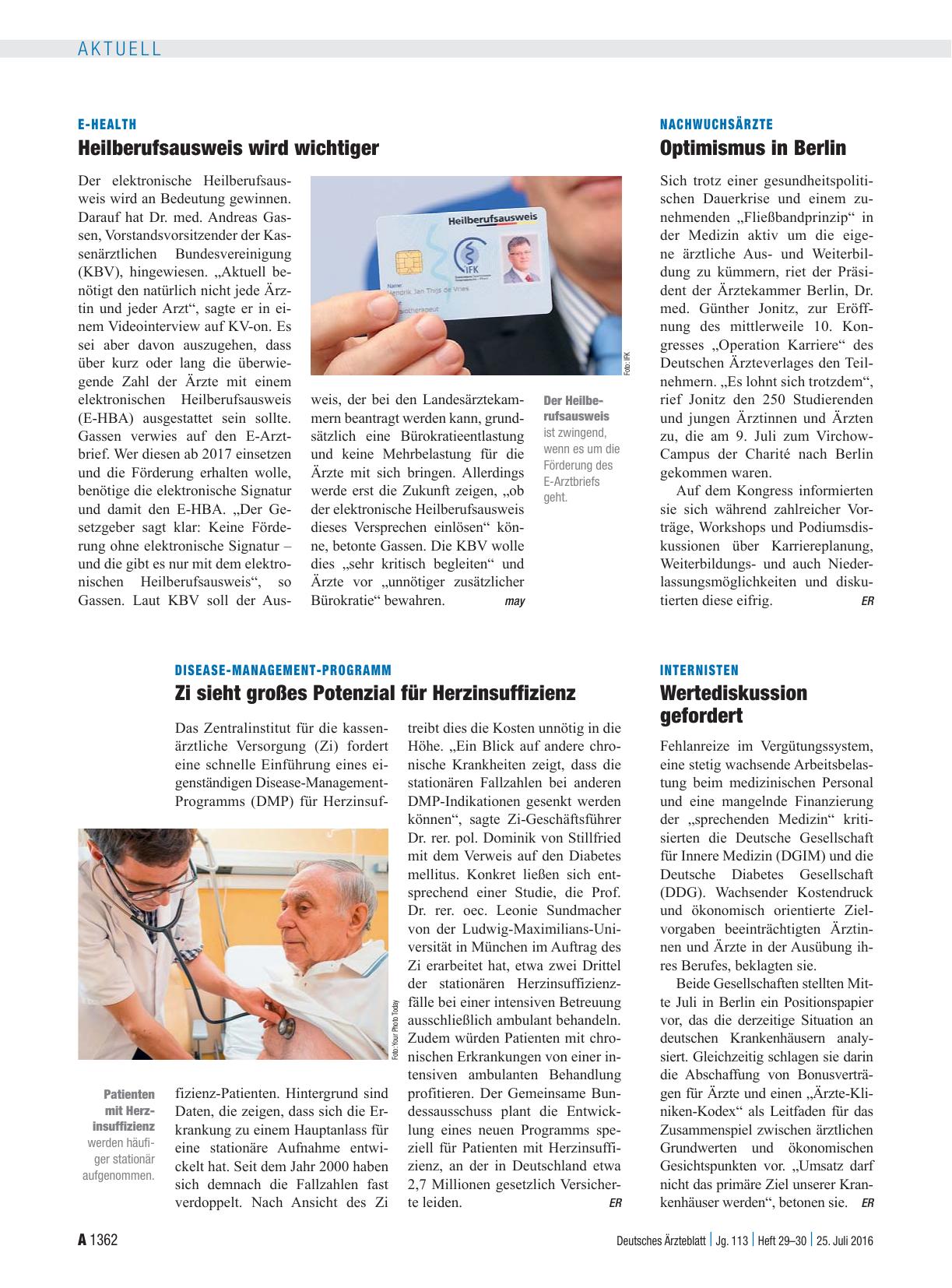 Vorschauseite 1: E-Health: Heilberufsausweis wird wichtiger
