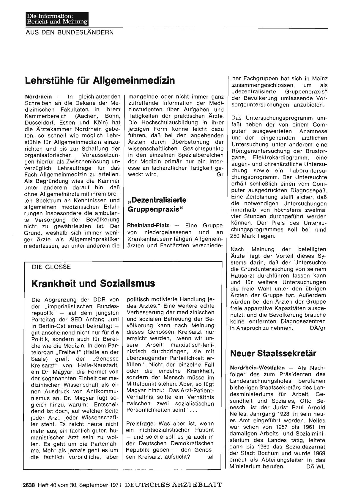 Vorschauseite 1: Krankheit und Sozialismus