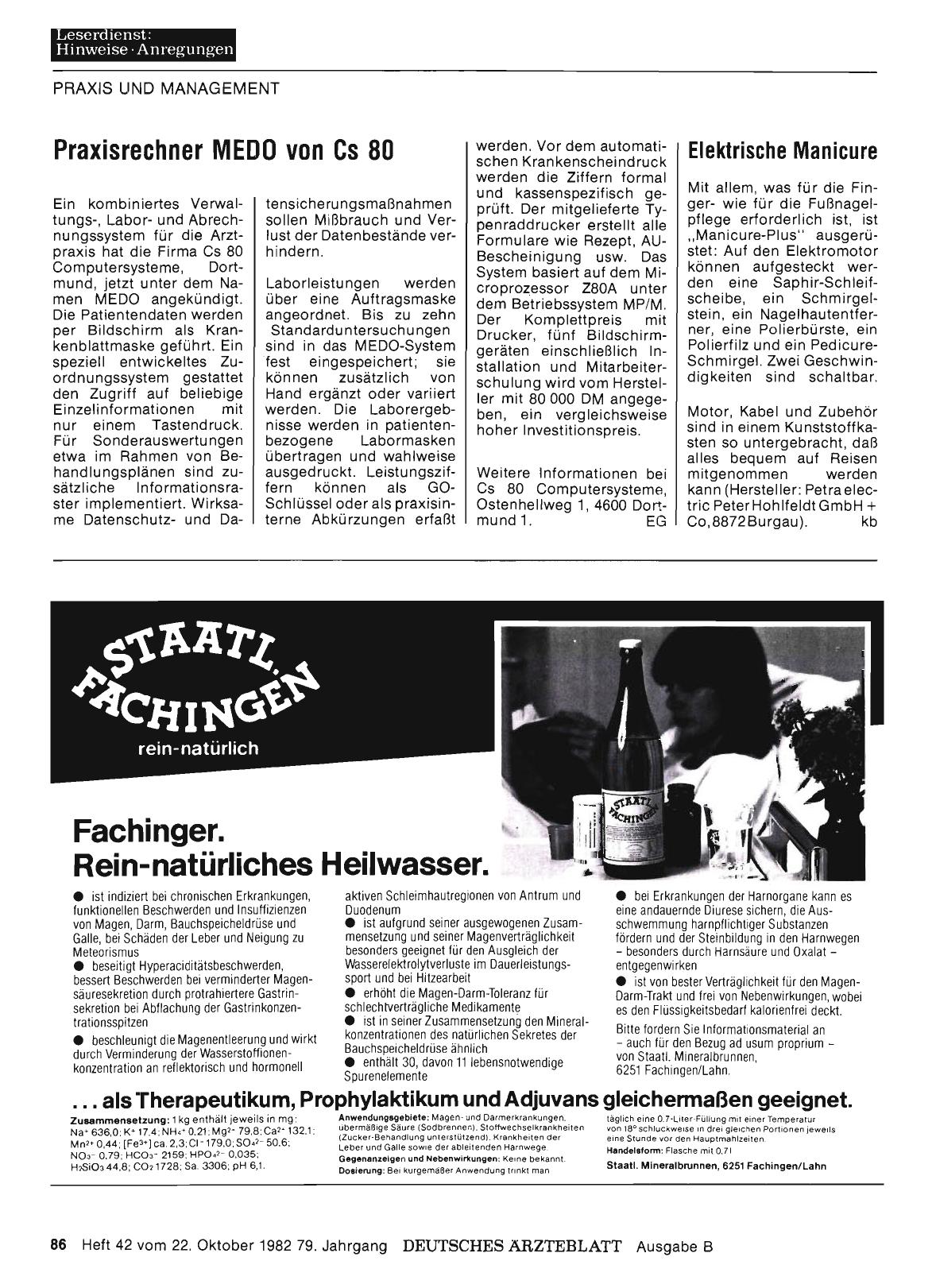 Vorschauseite 1: Praxisrechner MEDO von Cs 80