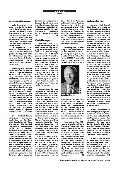Vorschauseite 1: Universitäten