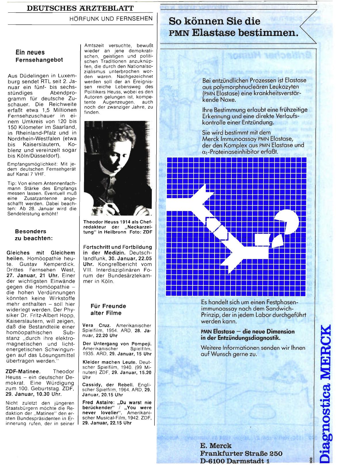 Vorschauseite 1: Ein neues Fernsehangebot