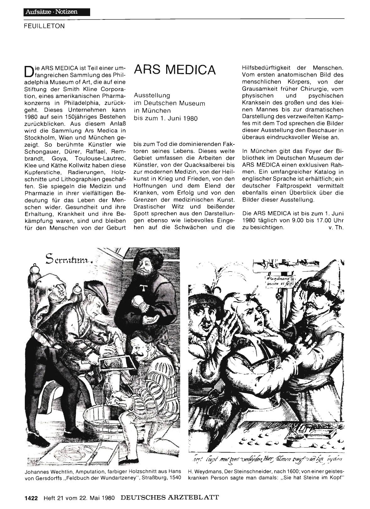 Vorschauseite 1: ARS MEDICA