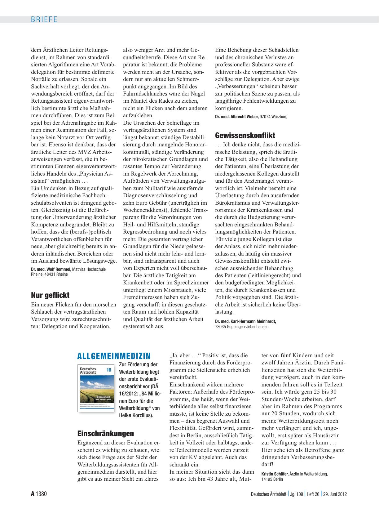 Vorschauseite 1: Gesundheitsberufe: Nur geflickt