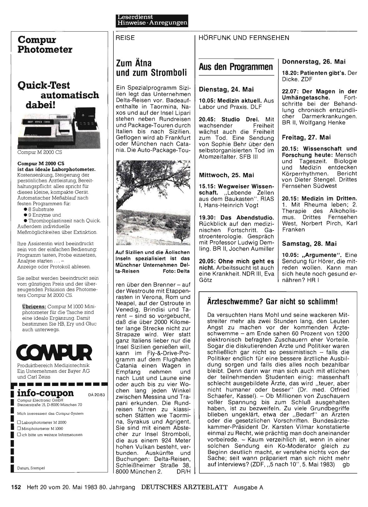Vorschauseite 1: Aus den Programmen