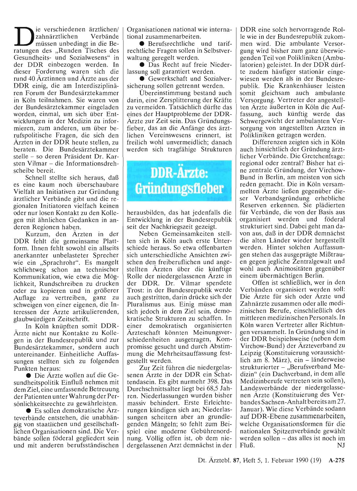 Vorschauseite 1: DDR-Ärzte: Gründungsfieber