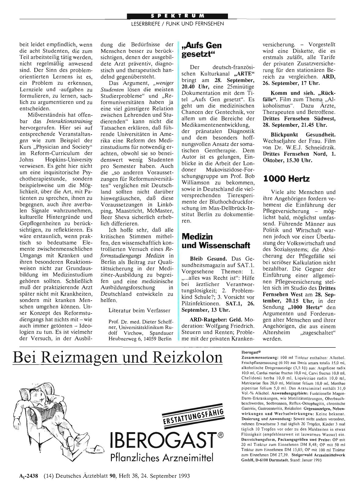 Vorschauseite 1: Medizin und Wissenschaft