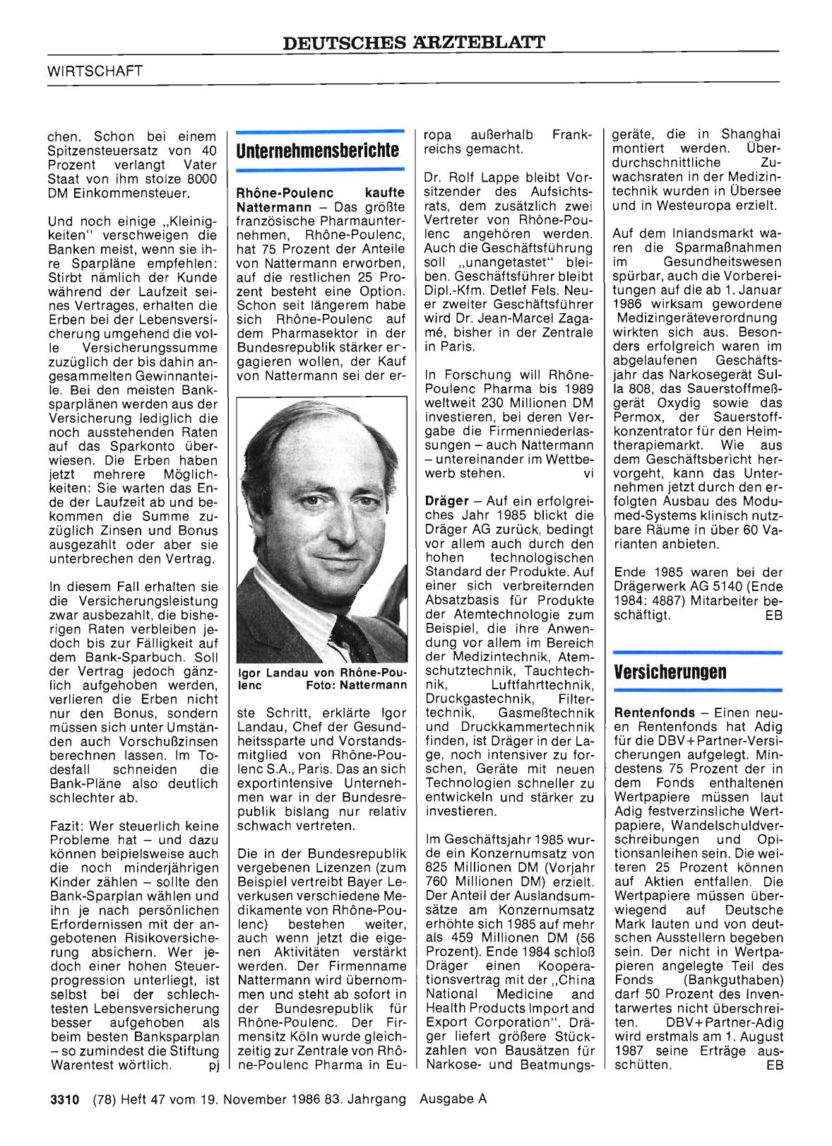 Vorschauseite 1: Unternehmensberichte
