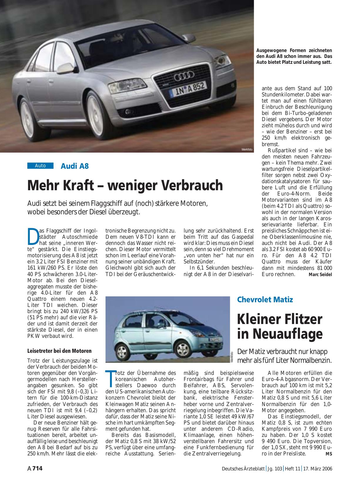 Vorschauseite 1: Chevrolet Matiz: Kleiner Flitzer in Neuauflage