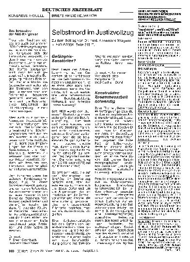 Vorschauseite 1: Das Besondere der BÄK-Kongresse