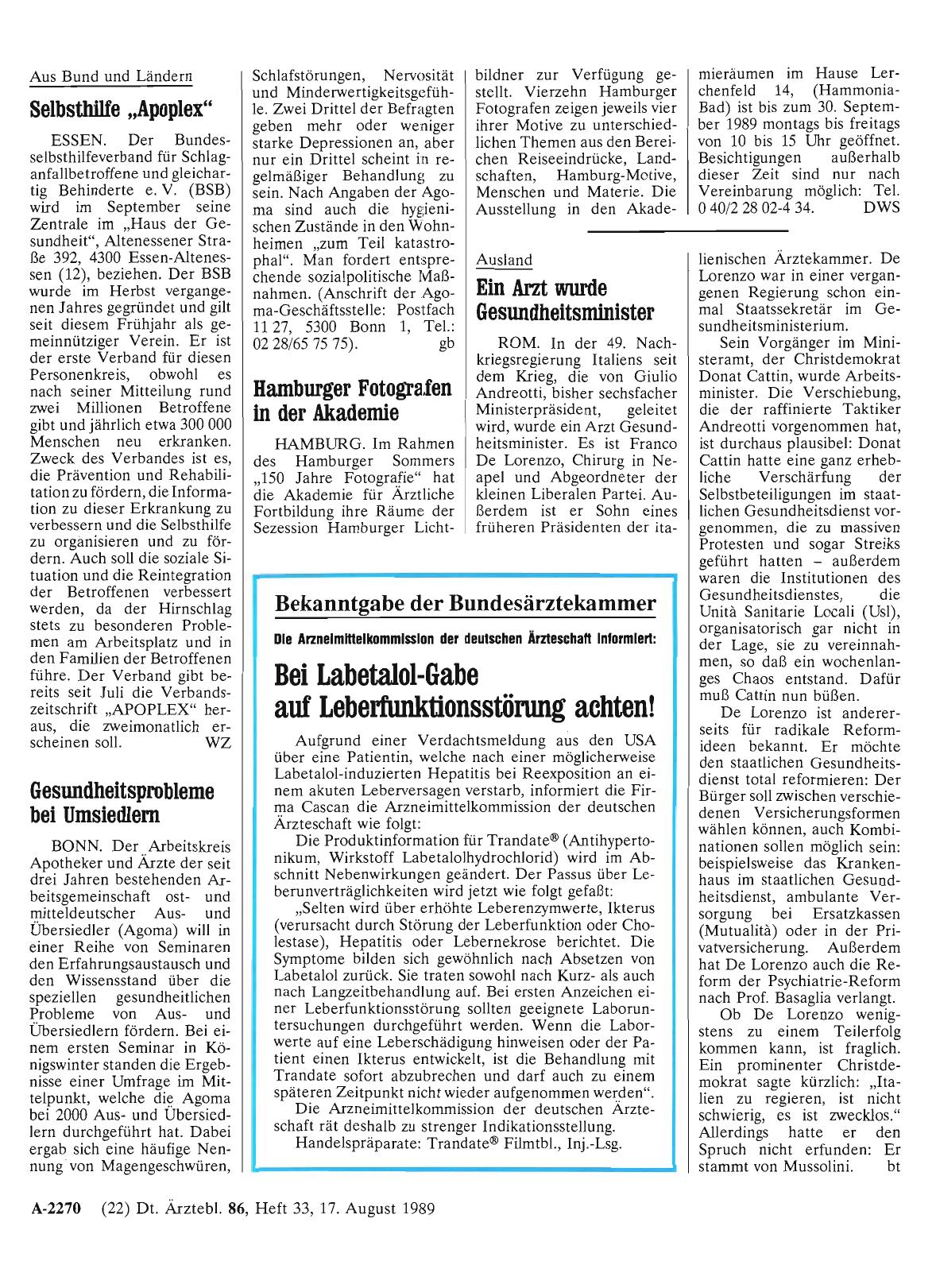 Vorschauseite 1: Gesundheitsprobleme bei Umsiedlern