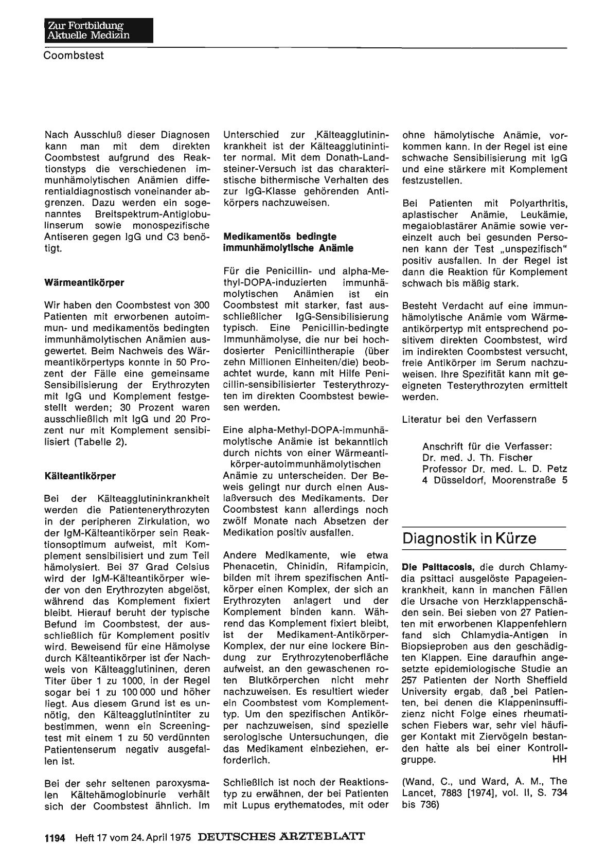 Vorschauseite 1: Diagnostik in Kürze