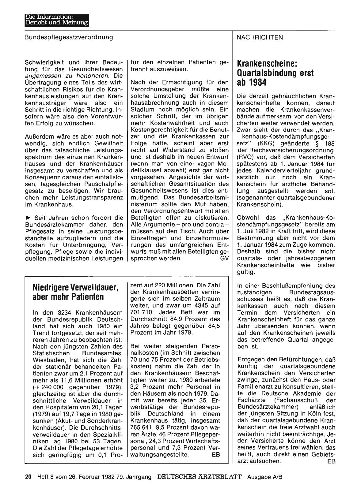 Vorschauseite 1: Niedrigere Verweildauer, aber mehr Patienten