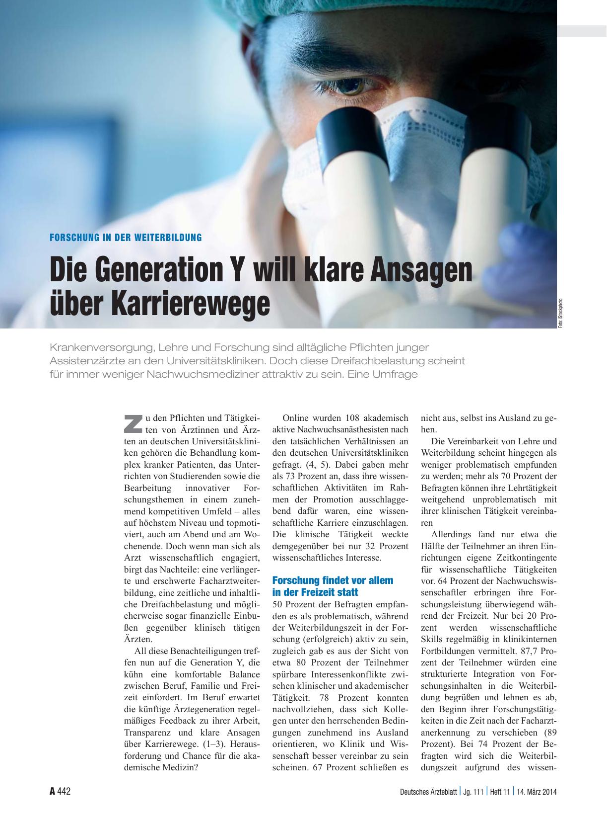 Vorschauseite 1: Forschung in der Weiterbildung: Die Generation Y will klare Ansagen über Karrierewege