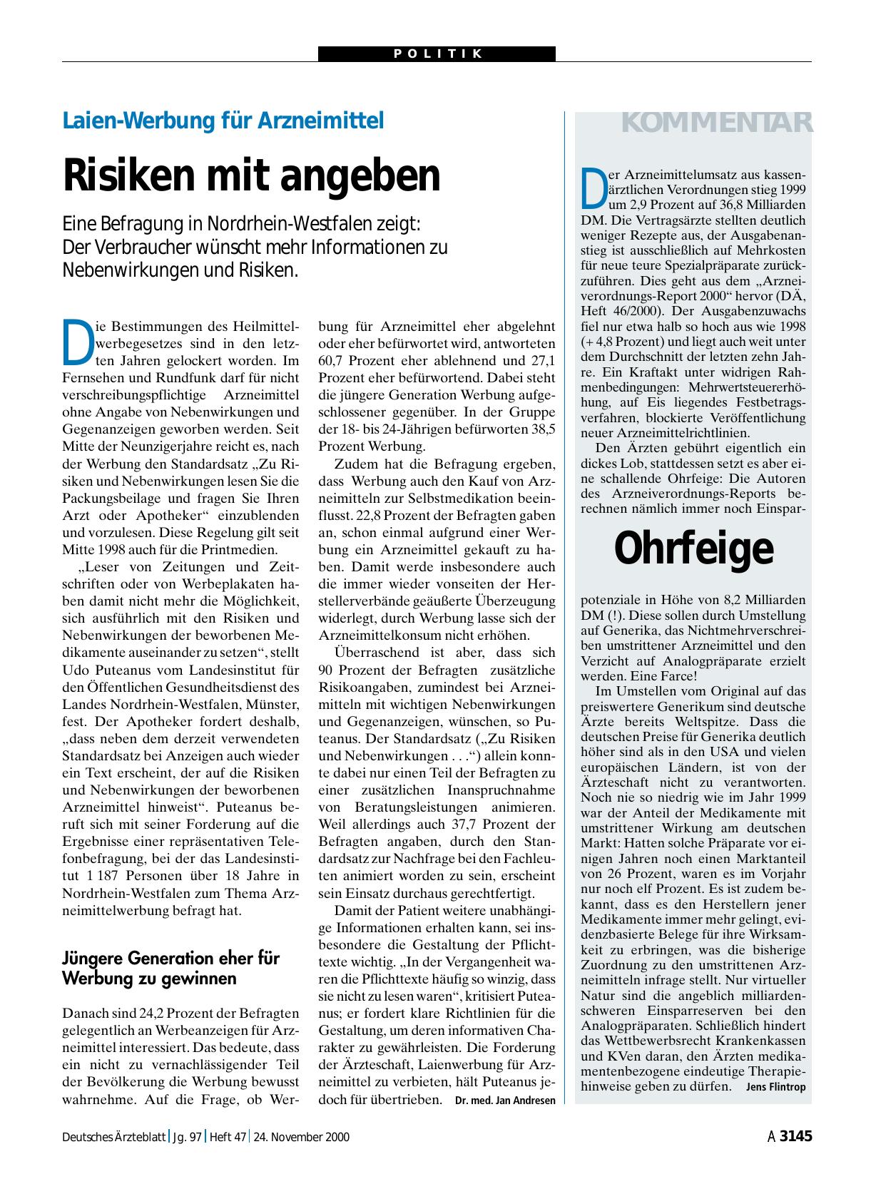 Vorschauseite 1: Ohrfeige