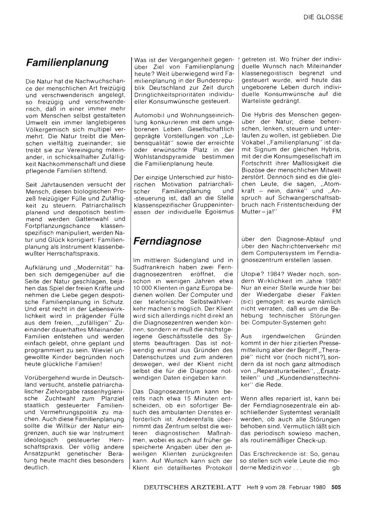 Vorschauseite 1: Ferndiagnose
