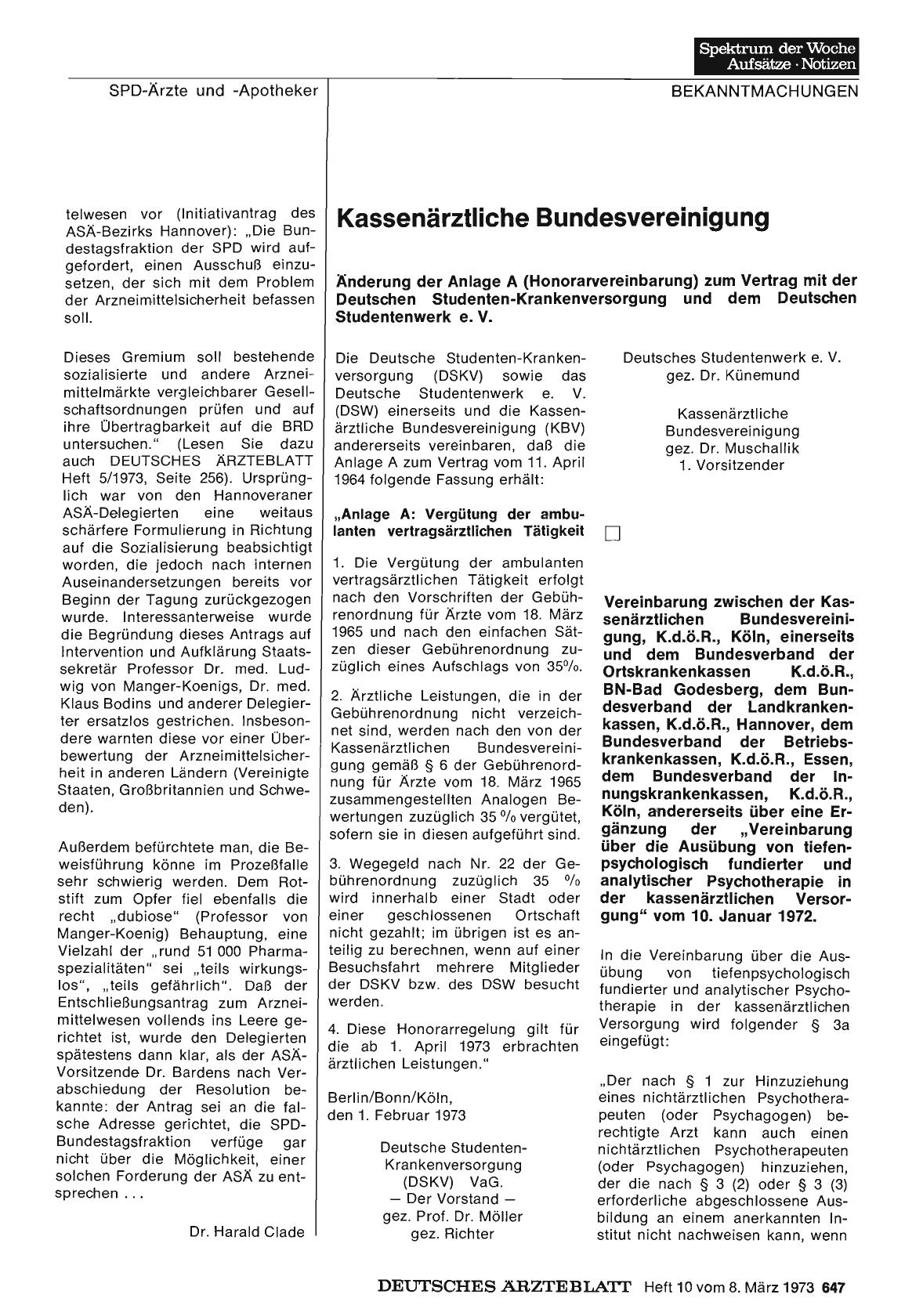 Vorschauseite 1: Kassenärztliche Bundesvereinigung