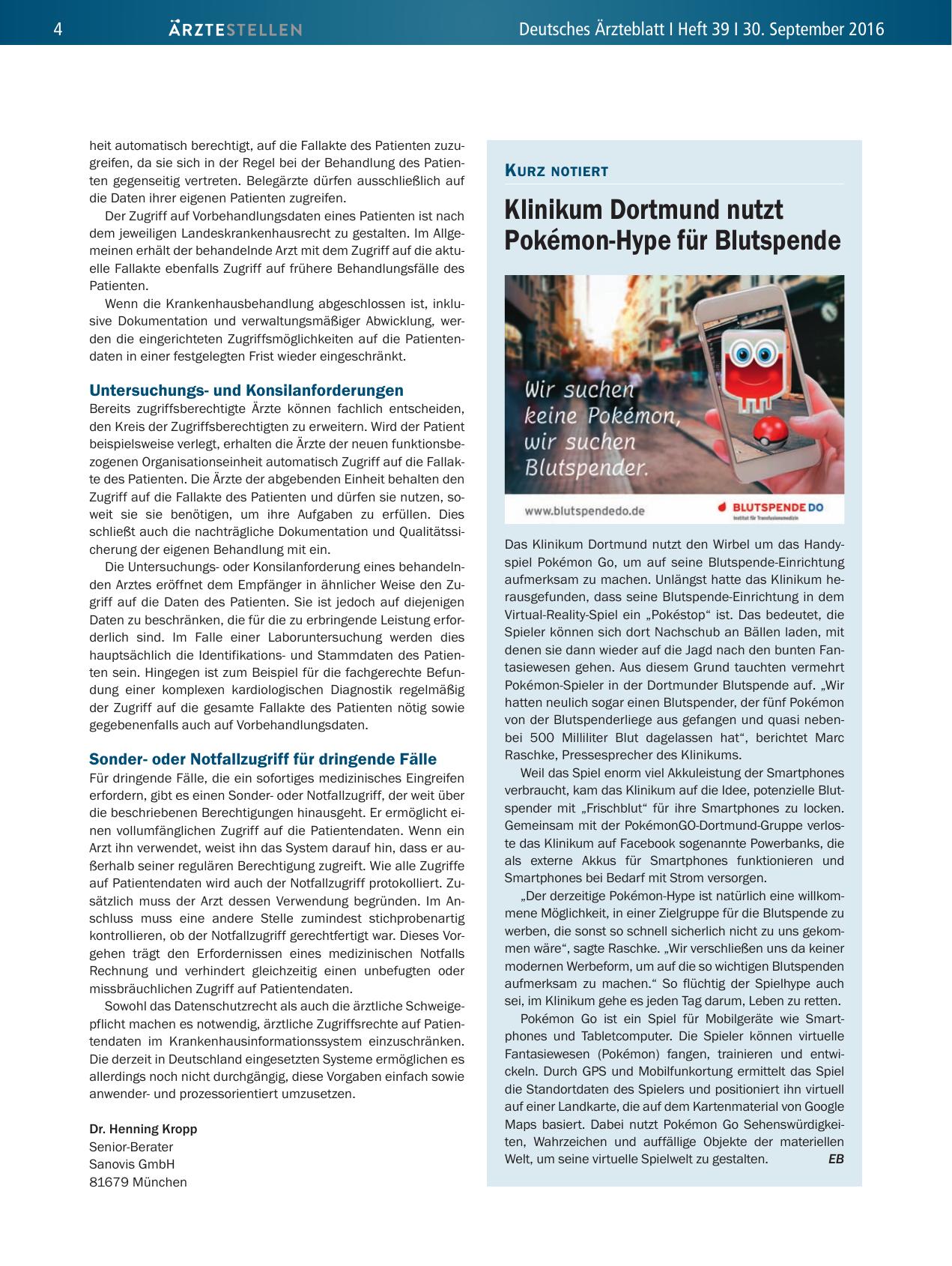 Vorschauseite 1: Klinikum Dortmund nutzt Pokémon-Hype für Blutspende