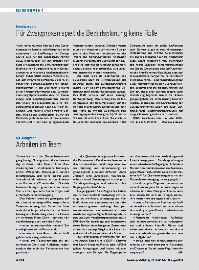 Vorschauseite 1: QM-Ratgeber: Arbeiten im Team