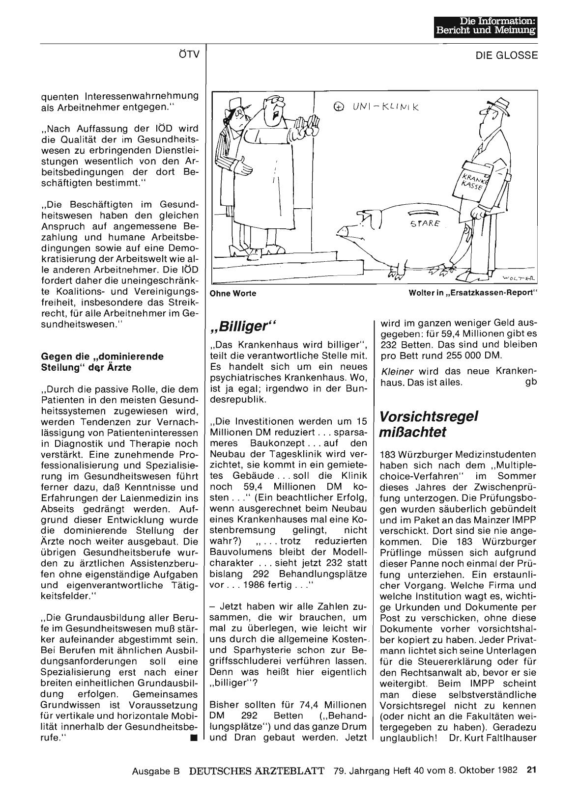Vorschauseite 1: Vorsichtsregel mißachtet
