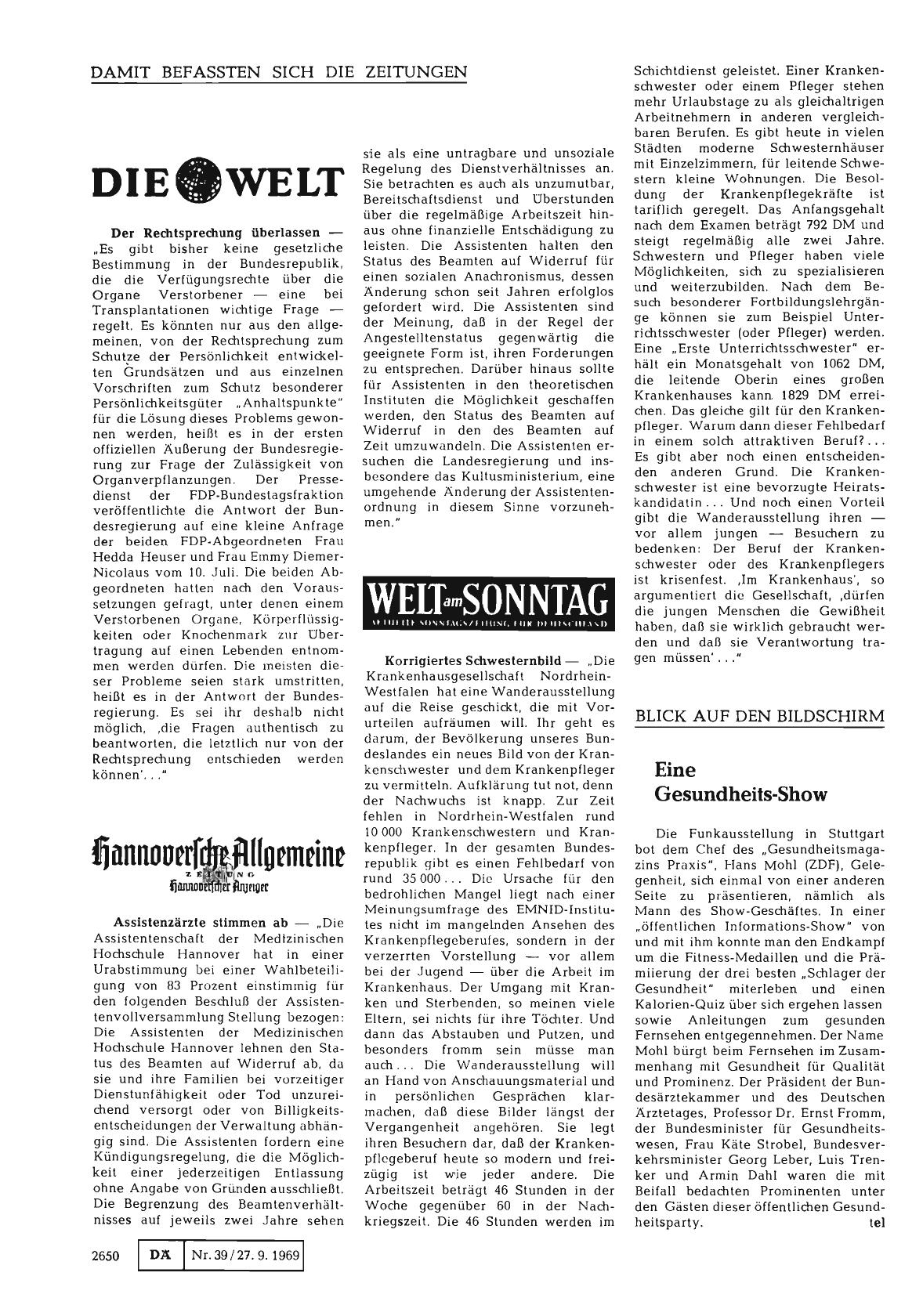 Vorschauseite 1: Der Rechtsprechung überlassen