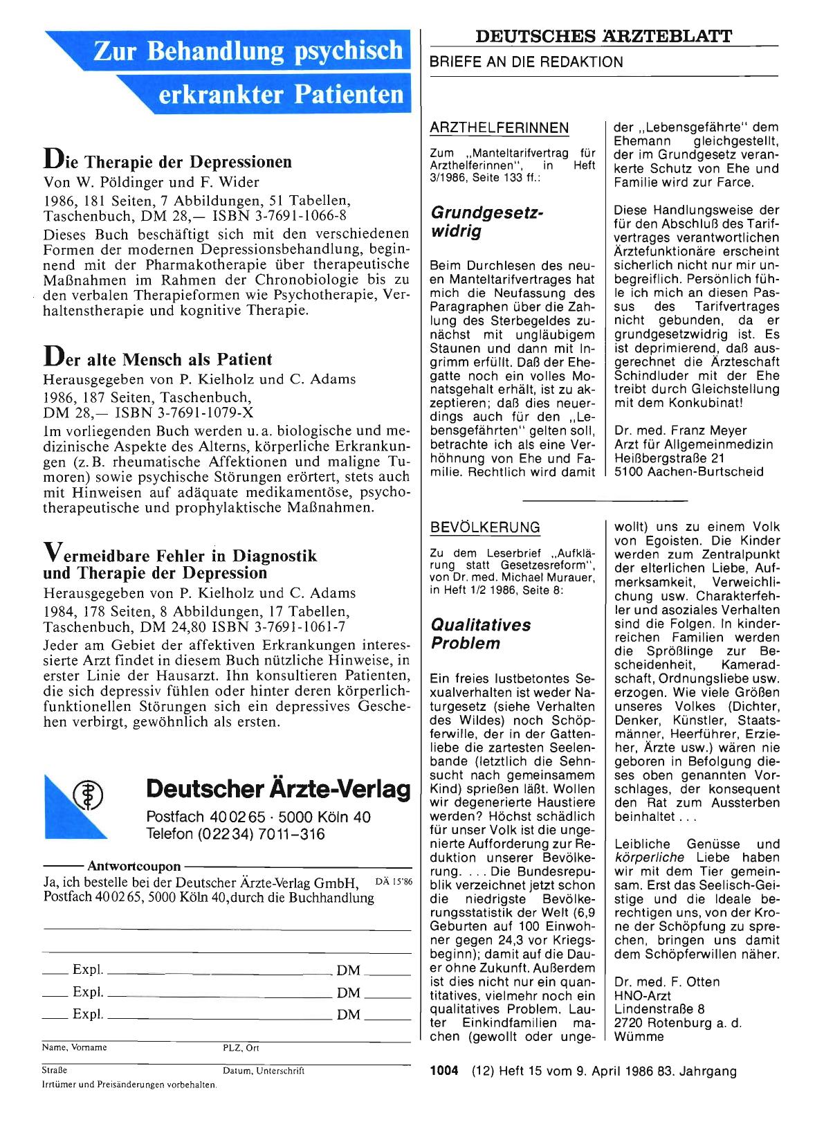Vorschauseite 1: ARZTHELFERINNEN: Grundgesetzwidrig