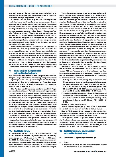 Vorschauseite 6: Wissenschaftliche Bewertung osteopathischer Verfahren