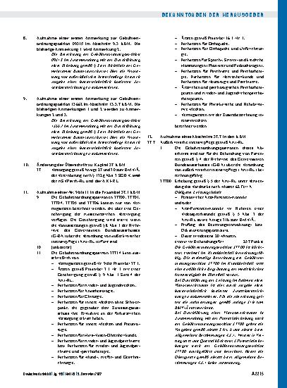 Vorschauseite 2: Beschluss des Bewertungsausschusses nach § 87 Abs. 1 Satz 1 SGB V in seiner 617. Sitzung am 16. November 2022