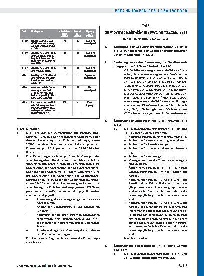 Vorschauseite 4: Beschluss des Bewertungsausschusses nach § 87 Abs. 1 Satz 1 SGB V in seiner 617. Sitzung am 16. November 2022