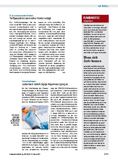 Vorschauseite 1: Ärzte an kommunalen Kliniken: Tarifgespräche nach erster Runde vertagt