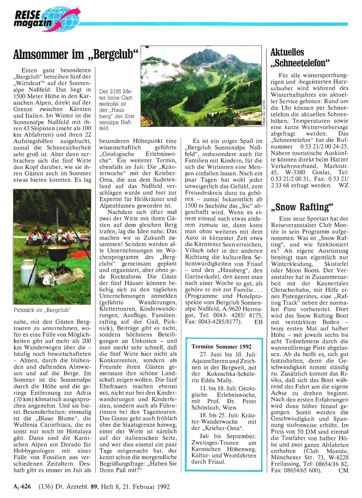 Vorschauseite 1: Almsommer im „Bergclub“