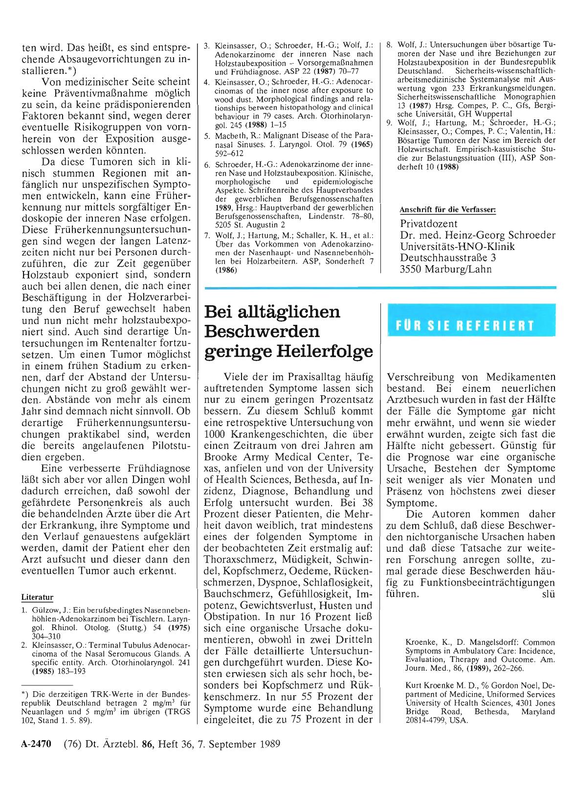 Vorschauseite 1: Bei alltäglichen Beschwerden geringe Heilerfolge